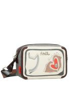 Geantă crossbody femei, bej-gri - Anekke Ole