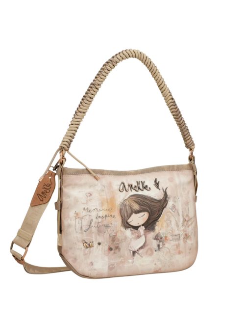 Geantă crossbody femei, bej - Anekke Memories