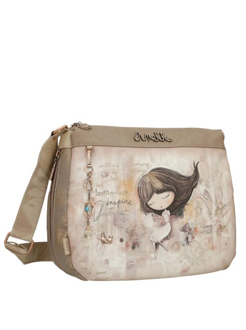 Geantă crossbody femei, bej - Anekke Memories