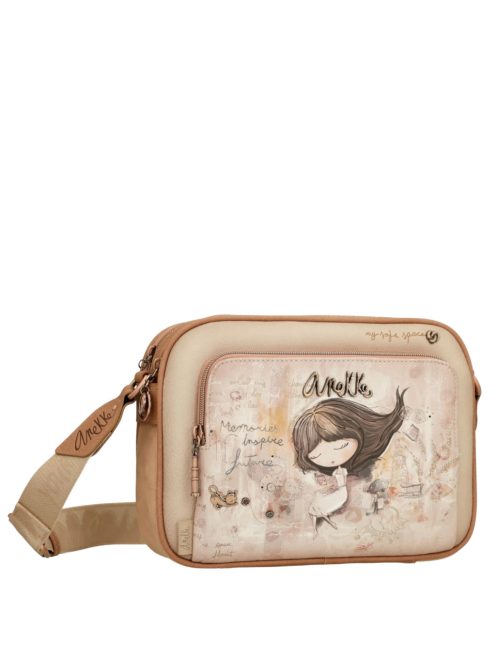 Geantă crossbody femei, bej - Anekke Memories
