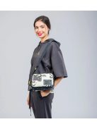 Geantă crossbody femei, alb-negru - Anekke Nature Towanda