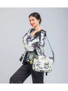 Geantă crossbody femei, alb-negru - Anekke Nature Towanda