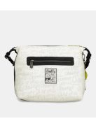 Geantă crossbody femei, alb-negru - Anekke Nature Towanda