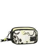 Geantă crossbody femei, alb-negru - Anekke Nature Towanda