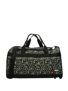   Geantă de sport 50cm cu imprimeu floral, mic, negru - Enrico Benetti San José