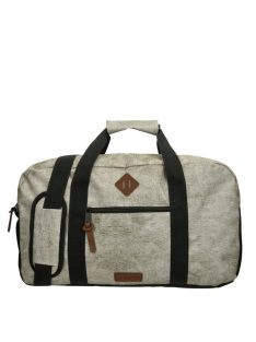   Geantă de călătorie 50cm, femei, cu imprimeu, gri - Enrico Benetti Londen