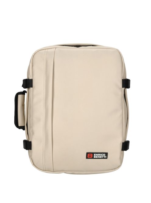 Geantă de călătorie/rucsac de dimensiune cabină, 24L, bej - Enrico Benetti Innsbruck