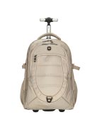 Rucsac laptop 15" cu 2 roți, șampanie - Enrico Benetti Cornell