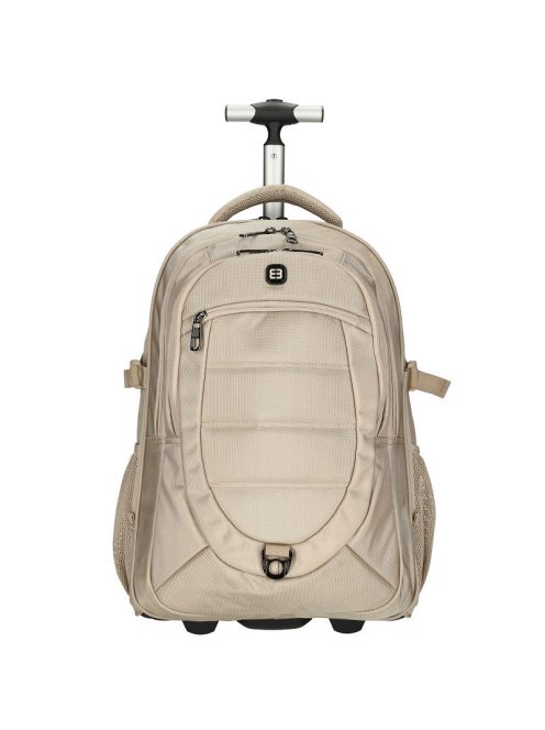 Rucsac laptop 15" cu 2 roți, șampanie - Enrico Benetti Cornell