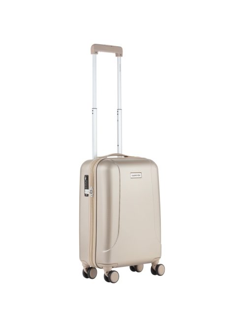 Troler cabină cu 4 roți, șampanie - CarryOn Skyshopper