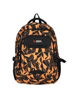   Rucsac laptop 17,3" cu imprimeu, negru-portocaliu - Enrico Benetti Santa Cruz