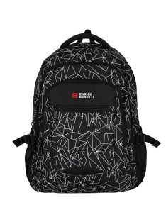   Rucsac laptop 17,3" cu imprimeu, negru-alb - Enrico Benetti Santa Cruz