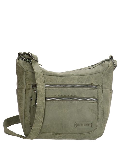 Geantă crossbody femei, verde - Enrico Benetti Nouméa