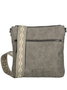 Geantă crossbody femei, gri - Enrico Benetti Indy