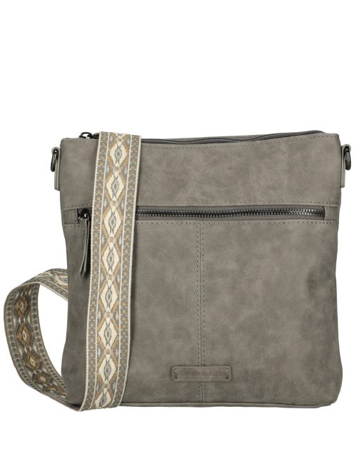 Geantă crossbody femei, gri - Enrico Benetti Indy