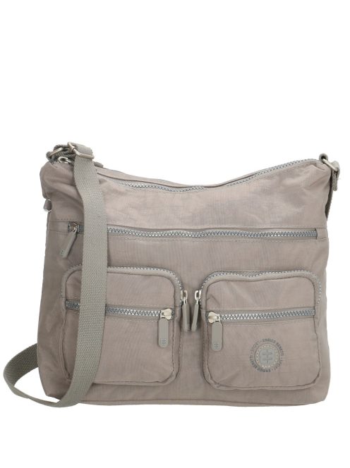 Geantă crossbody femei, gri - Enrico Benetti Frances