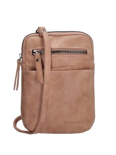   Geantă crossbody femei, mic, roz pudră - Enrico Benetti Zoe