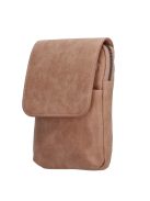 Geantă crossbody femei, mic, roz pudră - Enrico Benetti Zoe