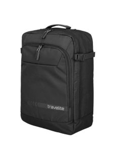   Geantă de călătorie/rucsac 50cm, dimensiune cabină, negru - Travelite Kick Off