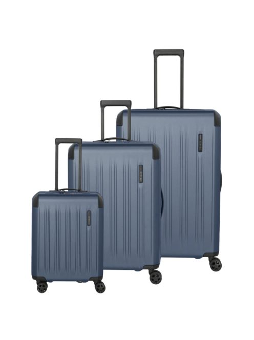 Set troler din 3 piese cu 4 roți, albastru - Travelite Dynamiic