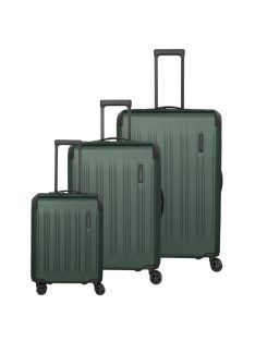   Set troler din 3 piese cu 4 roți, verde - Travelite Dynamiic