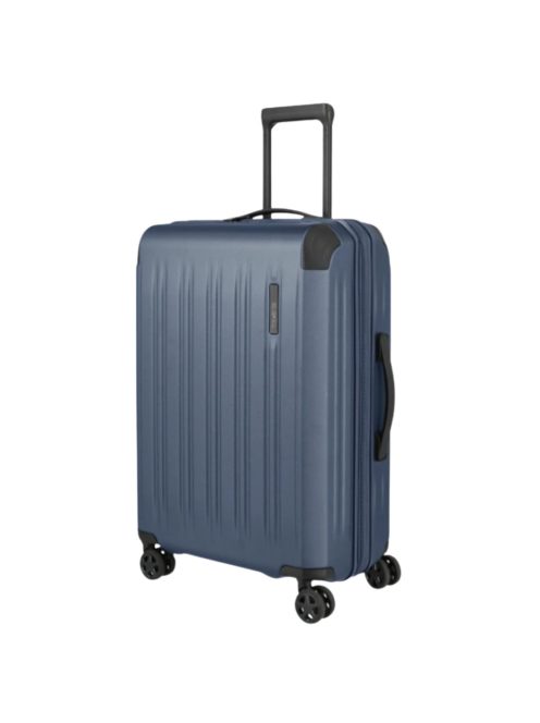 Troler mediu cu 4 roți, extensibil, albastru - Travelite Dynamiic