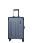 Troler mediu cu 4 roți, extensibil, albastru - Travelite Dynamiic