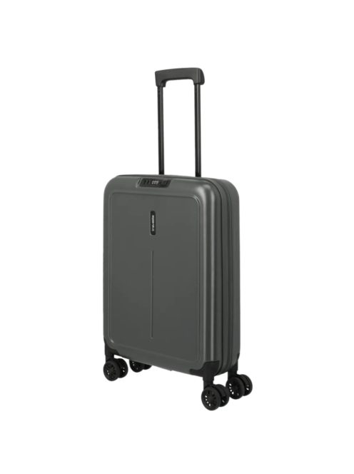 Troler cabină cu 4 roți, antracit - Travelite Basics Flat