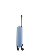 Troler cabină cu 4 roți, albastru - Travelite Basics Flat