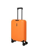 Troler cabină cu 4 roți, portocaliu - Travelite Basics Flat