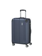 Troler mediu cu 4 roți, extensibil, albastru - Travelite City