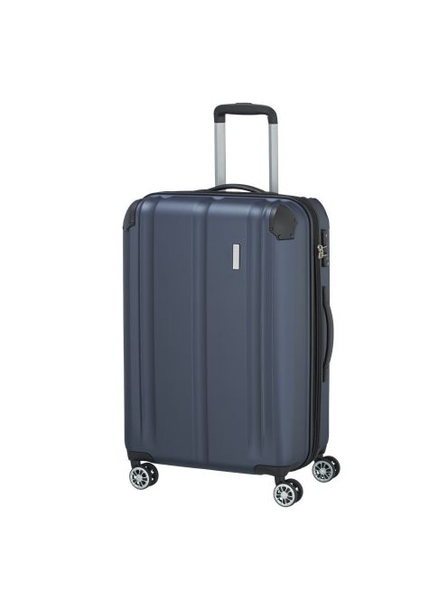 Troler mediu cu 4 roți, extensibil, albastru - Travelite City