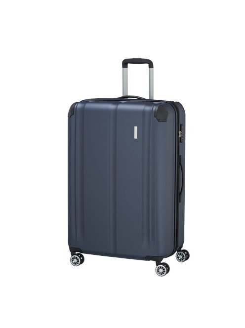 Troler mare cu 4 roți, extensibil, albastru - Travelite City