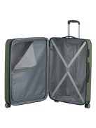 Troler mare cu 4 roți, extensibil, verde - Travelite City