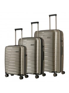   Set troler din 3 piese, 4 roți, șampanie - Travelite Air Base