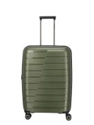 Troler mediu cu 4 roți, extensibil, verde - Travelite Air Base