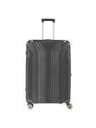 Set troler din 3 piese, 4 roți, negru - Travelite Elvaa