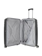 Set troler din 3 piese, 4 roți, negru - Travelite Elvaa