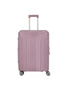 Troler mediu cu 4 roți, extensibil, roz - Travelite Elvaa