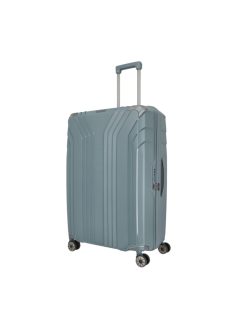   Troler mediu cu 4 roți, extensibil, albastru glaciar - Travelite Elvaa