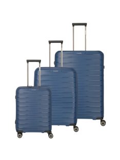   Set troler din 3 piese cu 4 roți, albastru - Travelite Mooby