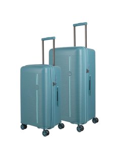   Troler mediu și troler mare cu 4 roți, albastru glaciar - Travelite Roomer