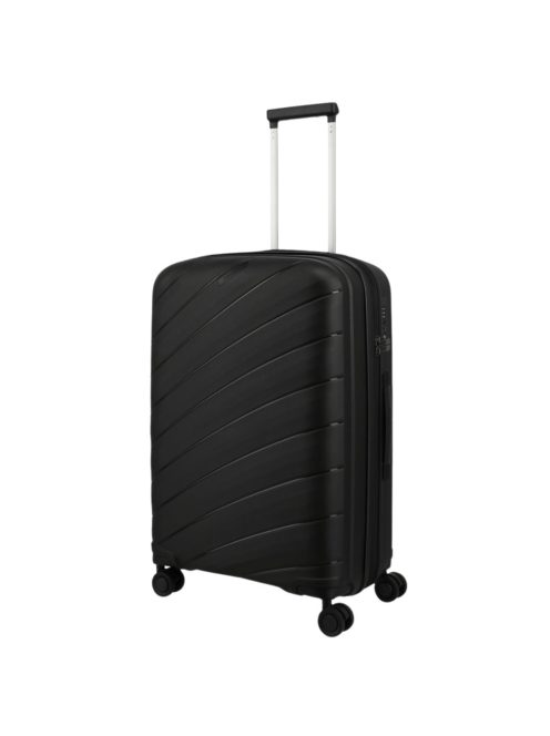 Troler mediu cu 4 roți, extensibil, negru - Travelite Burano