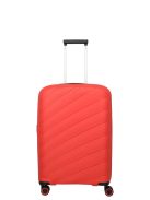 Troler mediu cu 4 roți, extensibil, roșu - Travelite Burano