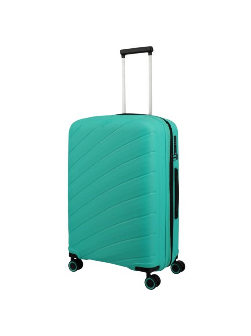 Troler mediu cu 4 roți, extensibil, verde mentă - Travelite Burano