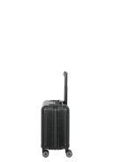 Troler cabină business din aluminiu cu 4 roți, negru - Travelite Next