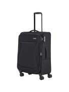 Troler mediu cu 4 roți, extensibil, negru - Travelite Chios