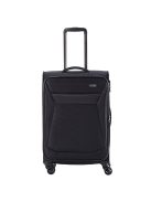 Troler mediu cu 4 roți, extensibil, negru - Travelite Chios