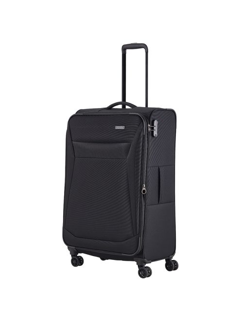 Troler mare cu 4 roți, extensibil, negru - Travelite Chios