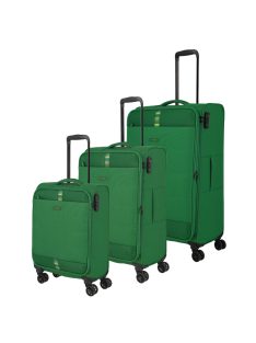 Set troler din 3 piese cu 4 roți, verde - Travelite Rügen